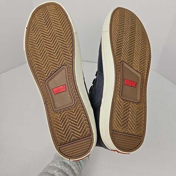 Levis Mason 501 Hi Athletic Sports Sneakers Mens 10 Shoes Navy Jeans main image 5